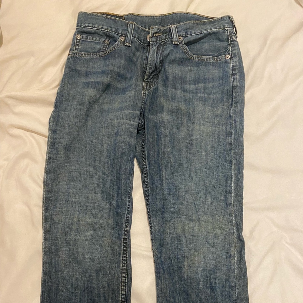 super cute dark wash levi denim